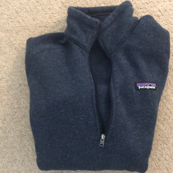 Patagonia Sweaters - Patagonia blue zip up sweater